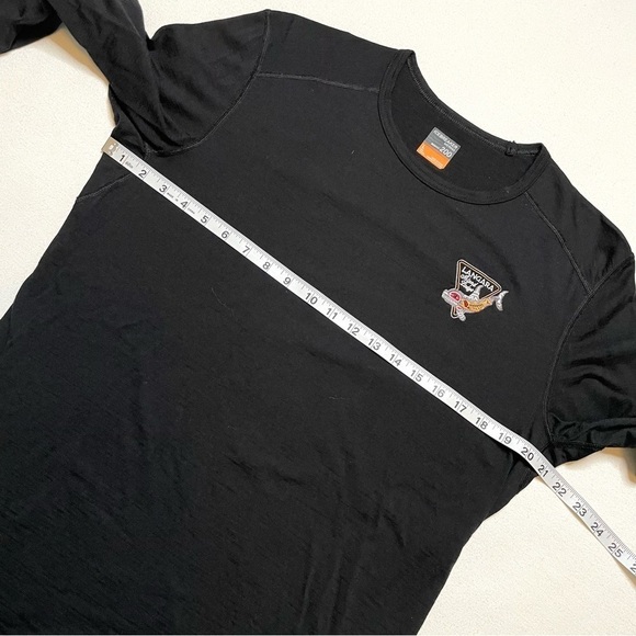 Icebreaker merino wool black long sleeve top large - Picture 11 of 12